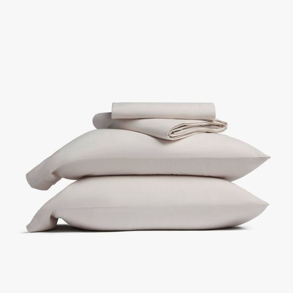 Queen Relaxed Linen Sheet Set Parchment - Parachute for Target